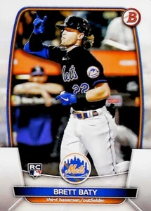 2023 Bowman #80 Brett Baty New York Mets - Bild 1 von 2