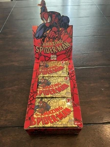(1) Unopened Pack 1994 Fleer Marvel The Amazing Spiderman 1st Edition - Picture 1 of 8
