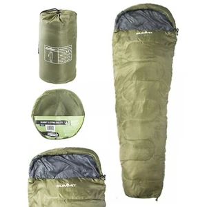 Adults Hooded Sleeping Bag Comfortable Outdoor Camping Festivals Hiking 210cm - Picture 1 of 2