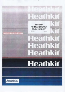 Assembly Manual-Anleitung für Heathkit HW-24 HT - Picture 1 of 1