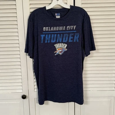 Camiseta NBA Oklahoma City Thunder TX3 Cool Side Grande Azul Marino Loud City Foto 1 de 4