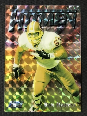 1997 Topps Finest #103 Ken Harvey Washington Redskins Hitmen Embossed Refractors - Image 1 of 2