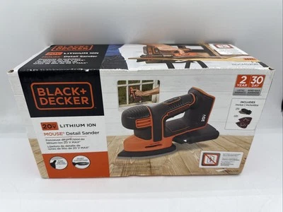 BLACK+DECKER 20V Cordless Mouse Sander - BDCMS20B - Image 1 of 4