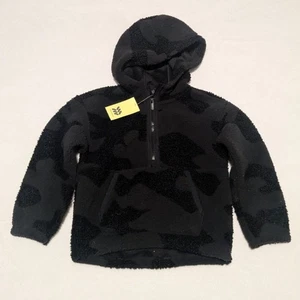 All In Motion Fleece Black & Grey Boy's Hoodie Size XS (4/5) - Picture 1 of 5