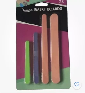 3 x 28 Stück Emery Boards, Glamorize Fingernägel Beauty Pflege Feile (D)(C-66) - Bild 1 von 1