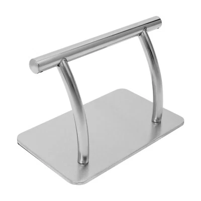 Schönheitsstuhl Friseurfußstütze Edelstahl Friseur Salon Tattoo Fußstütze Pedal - Bild 1 von 4