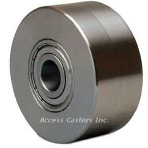 W-420-SB-1/2 4" X 2" Solid Stainless Wheel, 850 lb Cap, Precision Ball Bearing - Imagen 1 de 1