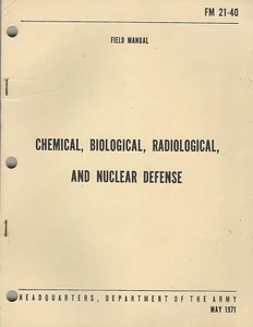 Historisches Buch Chemische, Biologische, Radiologische und Nukleare Verteidigung, 1971 - Bild 1 von 1
