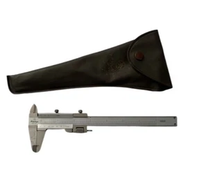 Mitutoyo Vernier Caliper W/ Fine Adjust Range 9”  1/128” 1/1000” with pouch - Picture 1 of 6