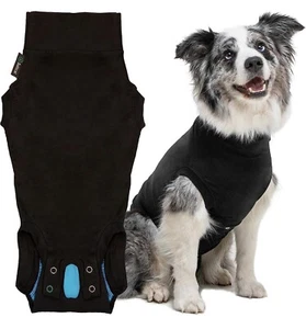 SUITICAL BLACK RECOVERY SUIT FOR DOGS Size Medium - Picture 1 of 9