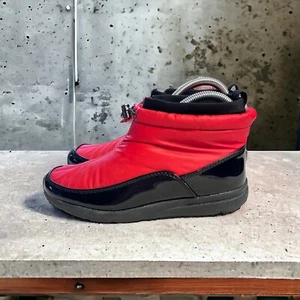 Sporto Eco System Tracy Waterproof Womens Red Snow Ankle Boots Size 7.5 M - Picture 1 of 11