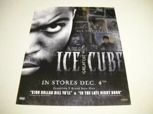 Billete de 100 dólares ICE CUBE Ya'll... anuncio de póster promocional original 2001 - Imagen 1 de 1