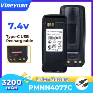 1 szt. 3200mAh PMNN4077C Typ-C Akumulator do Motorola DP3400 DGP4150 - Zdjęcie 1 z 12