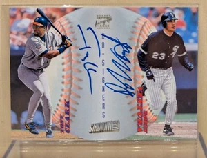1998 Stadium Club CO SIGNERS #27 Robin Ventura Tony Clark RARE DUAL AUTOGRAPH - Picture 1 of 2