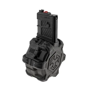 Armorer Works AR15 Series Drum Magazine Green Gas 350rds Black Airsoft 6mm BB - Picture 1 of 5