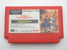 Advanced Dungeons and Dragons Hillsfar Famicom/NES JP GAME. 9000019510294