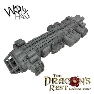 28mm Very Large Sci Fi Cargo ship vehicle/terrain Dragons rest 3dprinted terrain - Picture 1 of 13