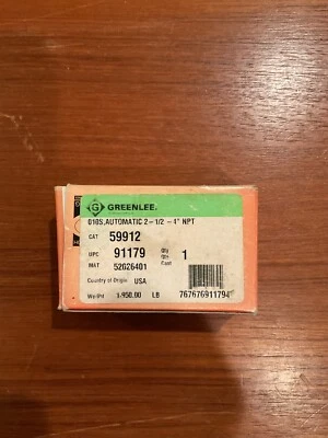 ROTHENBERGER/GREENLEE PIPE DIES - Image 1 of 3