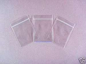 1000 bolsas de plástico con cremallera de almacenamiento de polietileno 2 mil_3,5" x 5"_90 x 130 mm - Imagen 1 de 12