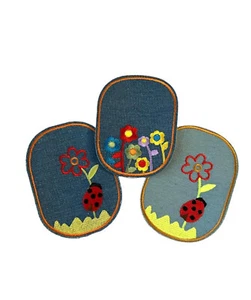 Iron-on Patch, Denim Look Patches, Repair Patch for Clothes, Denim Patches, Knee - Picture 1 of 9