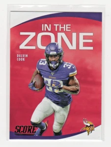 DALVIN COOK 2020 Score IN THE ZONE Inserto #7 Florida State MINNESOTA VIKINGS - Foto 1 di 1