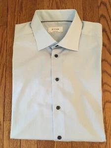 NEU ETON Slim Fit Hemd 44 17 1/2 UVP 285 $ - Bild 1 von 4