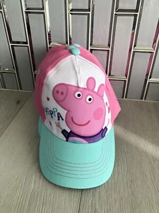 Lot Of 8 - Hasbro Peppa Pig Kid's Baseball Hat Pink White and Mint New with Tags - Picture 1 of 3