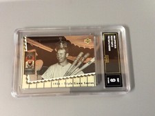 1994 UPPER DECK MICKEY MANTLE CARD #66-MANTLE HEROES - GRADED (9) MINT CONDITION