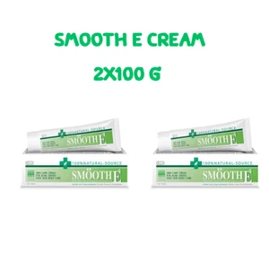 2x100 SmoothE Cream Vitamin Plus Aloe Vera scars natural spot mark anti wrinkle - Picture 1 of 8