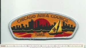 BU SCOUT BSA CSP SME CHICAGO AREA COUNCIL FUSIONIERT ILLINOIS GRAU NEU PATCH IL - Bild 1 von 1