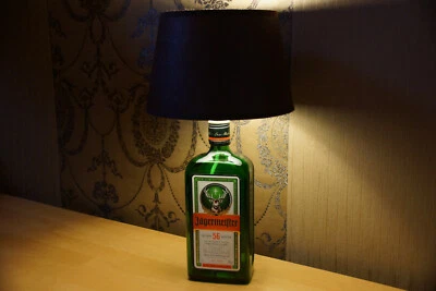 Jägermeister Modern LED-Tischlampe,Nachttischlampe  Schirm Braun - Bild 1 von 2