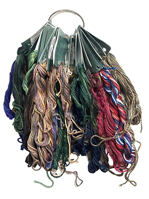 WATERCOLOURS BY CARON LOT of 20 HANDPAINTED PIMA COTTON EMBROIDERY FLOSS 3 PLY - Image 1 of 4