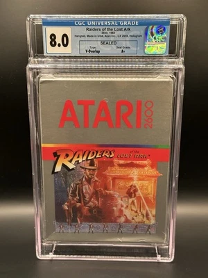Atari 2600 Raiders Of The Lost Ark - 8.0 A+ Graded - New - Super Rare A+ Sealed - Image 1 of 4