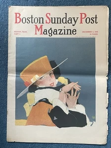 Vintage Boston Sunday Post Magazin, 3. Dezember 1916. Komplett, guter Zustand - Bild 1 von 4