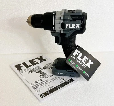 FLEX FX1151 24V Brushless 1/2” Drill with Case - Bare Tool - Image 1 of 4