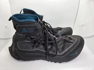 Nike ACG AIR Terra Antarktik GORE-TEX Boots Men's 9 Black Midnight Winter Shoes - Picture 1 of 7