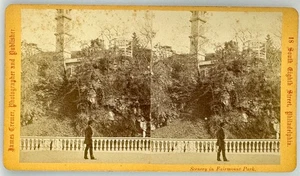 SV027_114 Stereoview PA Fairmount Park and Water Works - Picture 1 of 2