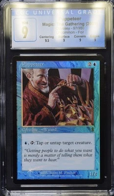 PUPPETEER Odyssey Foil CGC 9 Q+ MTG [Nostalgium] - Image 1 of 2
