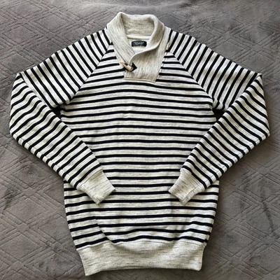 Suéter Zara Hombre Talla M Gris Negro Tejido Pullover Cuello y Dobladillo Clásico Deporte Foto 1 de 4