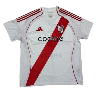 Новый с Ярлыками - Adidas Aero готов реки пластина дома футбол Джерси 24/25 размер 2XL Slim Fit - Изображение 1 из 4