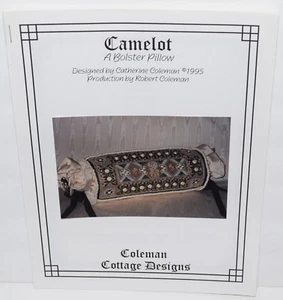 Coleman Cottage Designs Camelot A Bolster Pillow Counted Cross Stitch Pattern - Picture 1 of 12