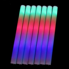 1/10pc Light Up Foam Sticks LED Wands Rally Rave DJ g Flashin V5D6. Batons L1K8