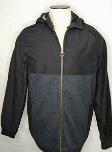 Nueva con etiquetas Chaqueta con Capucha Timberland Para Hombre Grande Negra Encerada FZ # TB0A1LK8001 - Imagen 1 de 11
