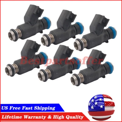 6* FUEL INJECTORS For Kia Sedona,Sorento,Amanti 3.8L 3.3L 2006-2007-2008-2009-10 Foto 1 de 4