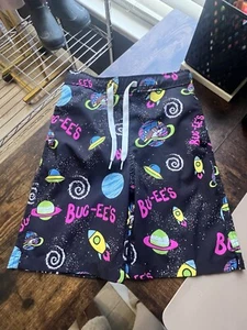 BUC-EE'S Galaxy Print Swim Trunks for Youth XSmall – Pockets & Lined - Picture 1 of 3
