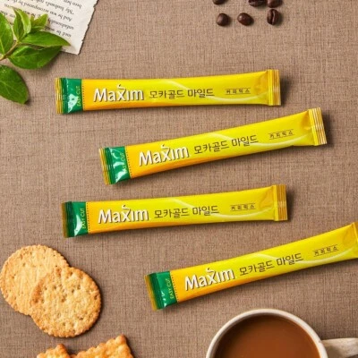 Maxim Mocha Gold Mild Coffee Mix Corea café instantáneo 25 piezas ��� ๴ ��� ໤��� 25  韩国咖啡 Foto 1 de 4