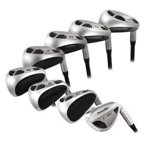 NEW PowerBilt EX-550 Hybrid Irons 4-PW+SW Graphite Shafts - Choose Flex - Picture 1 of 1