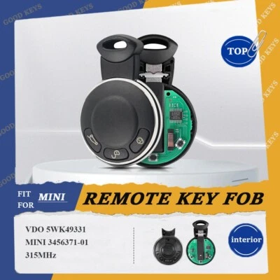 Remote Key Fob For 2006-2013 BMW Mini Cooper R56 Smart Control Smart key 315mhz - Image 1 of 4