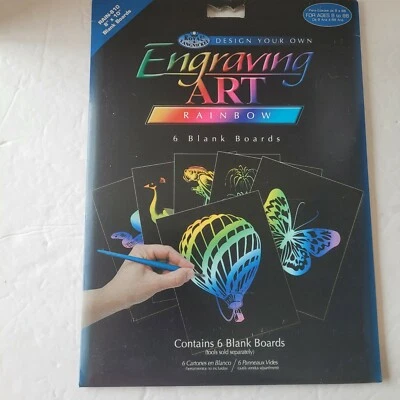 Royal Langnickel Rainbow Engraving Art Boards  RAIN-810 - image 1 of 2