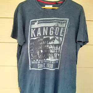 Kangol  Gray  Crew Neck Short Sleeve Large - Picture 1 of 5